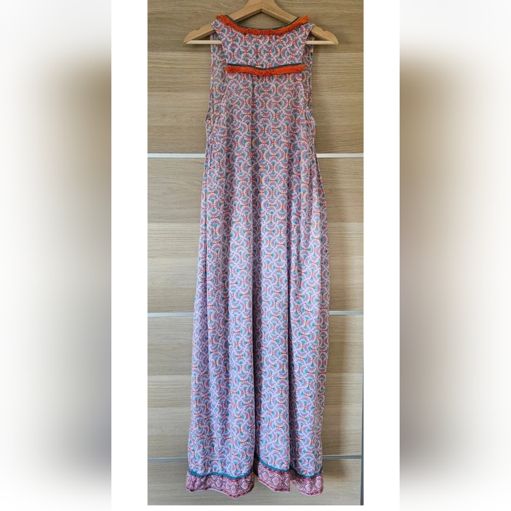 Roberta Roller Rabbit Cotton Boho Maxi Dress | Si… - image 3